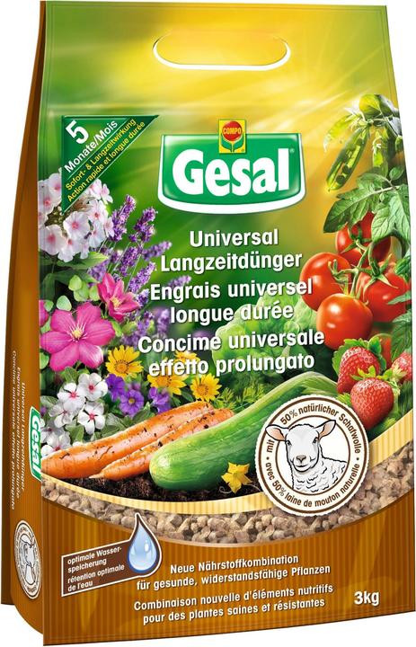 Actual product image Gesal Universal slow-release fertiliser (3 kg, 3 l)