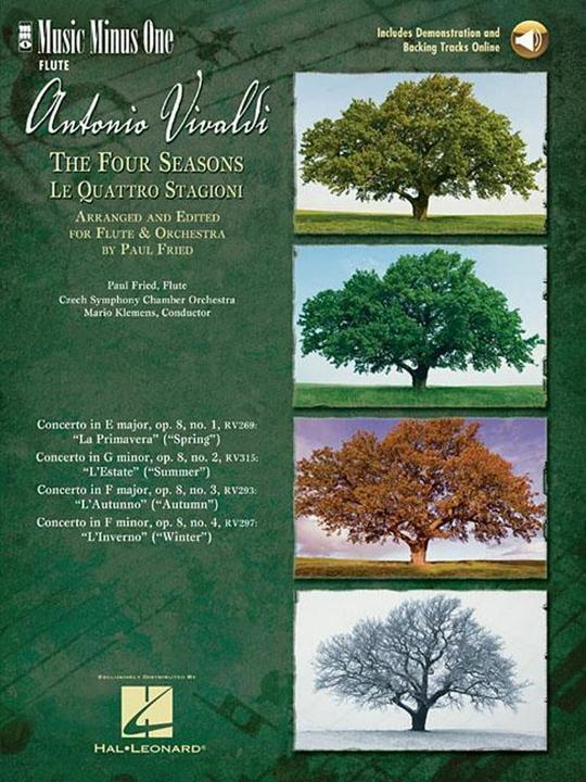 Produktbild Music Minus One Vivaldi: The Four Seasons for Flute: Flute (Englisch, 2008)
