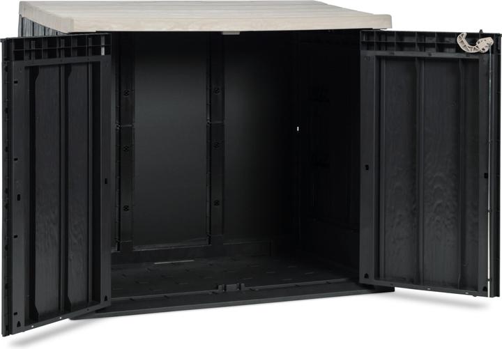 Produktbild Toomax Gartenschrank Stora Plus, 129.5x74.5x111 cm, Anthrazit/Grau