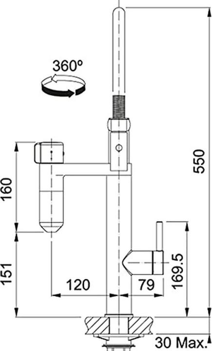 Actual product image Franke Vital
