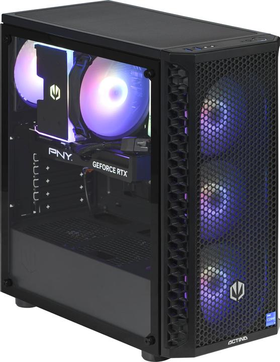 Produktbild Actina 5901443387503 PC Intel® Core™ i5 i5-14400F 16 GB DDR4-SDRAM 1 TB SSD NVIDIA GeForce RTX 4060 (1000 GB, 16 GB, Intel Core i5-14400F, GeForce RTX 4060)