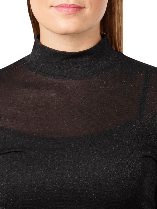 Produktbild Drykorn Stand-Up Collar Fjola Pullover Glitter Black (S)