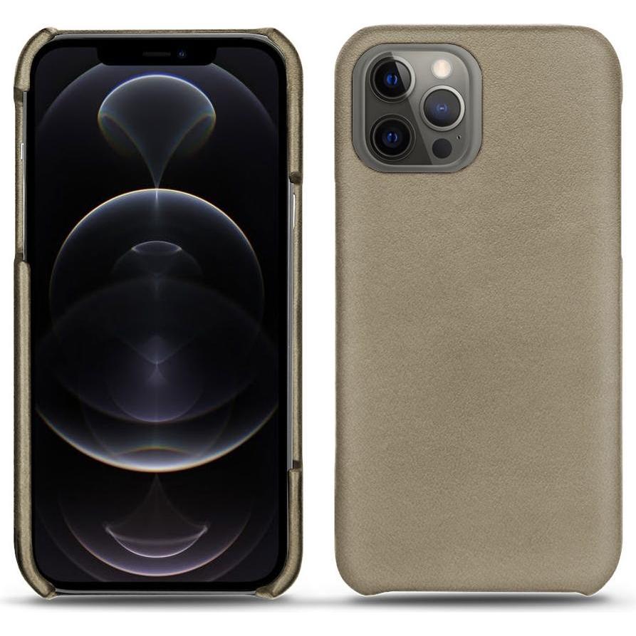 Noreve Lederschutzhülle (Apple iPhone 12 Pro Max), Smartphone Hülle, Beige