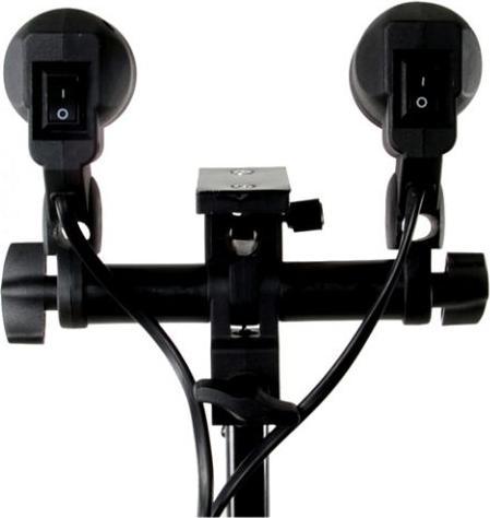 Studioking Universal E27 lamp holder with 2 sockets DLE27D