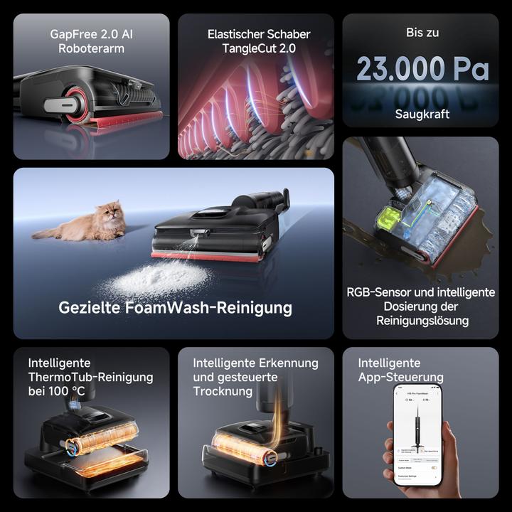 Actual product image Dreame H15 Pro Foam Wash