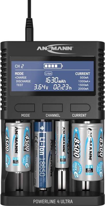 Immagine prodotto Ansmann Powerline 4 Ultra (1 pz., Caricabatterie senza batteria)