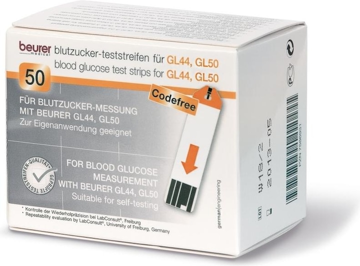 Produktbild Beurer Teststreifen für GL44 und GL50 (Teststreifen)