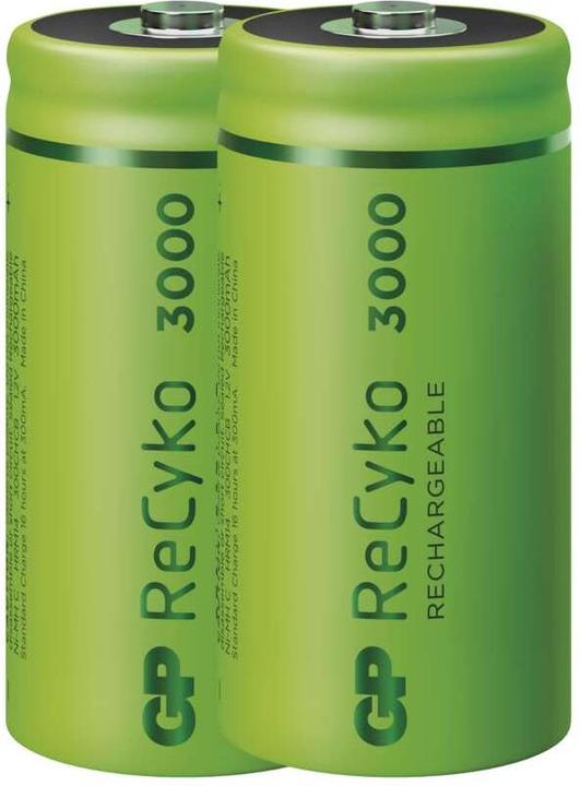 Actual product image GP Batteries B2133 household battery C Nickel-Metal Hydride (NiMH) (2 pcs., C, 3000 mAh)