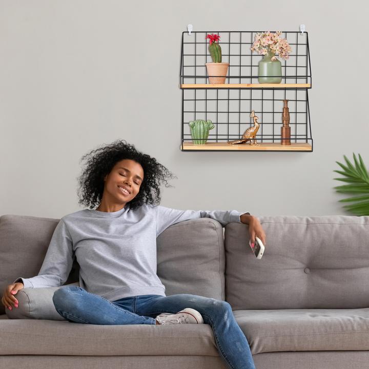 Actual product image Relaxdays Wall Shelf (45 x 16 x 41 cm)