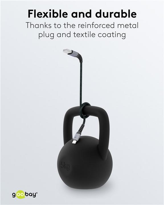 Productafbeelding Goobay USB A — USB C (0.50 m, USB 2.0, 60 W)