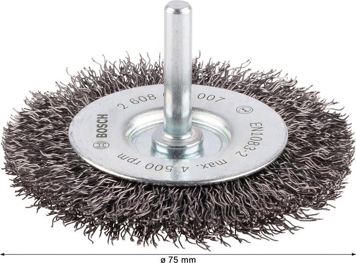 Produktbild Bosch Professional Zubehör PRO Metal clean Scheibenbürste, gerader Schaft, 75 x 0,3 mm