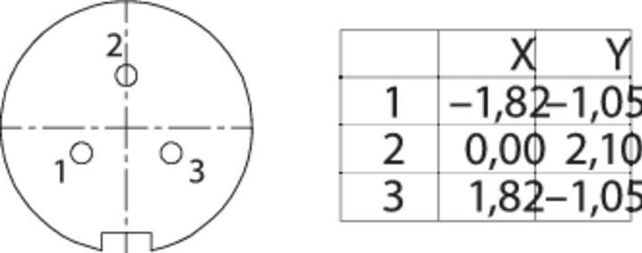 Produktbild Schubiger Binder 99 9206 450 03 Subminiatur-Rundsteckverbinder Kupplung, gerade Gesamtpolz