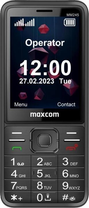Maxcom MM245 4G czarny/black (4G)