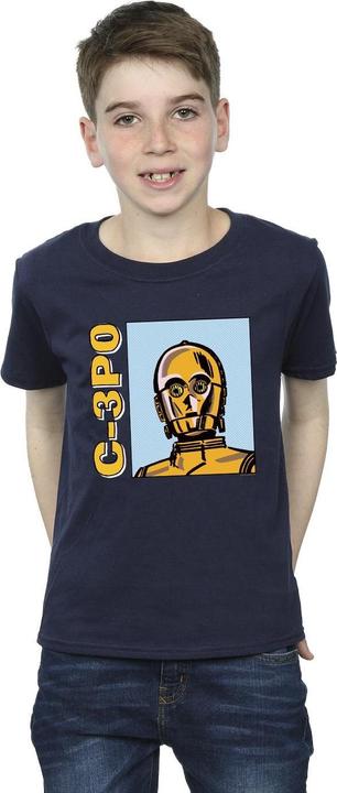 Image du produit Star Wars - T-shirt C3PO LINE ART - Garçon (140, 146)