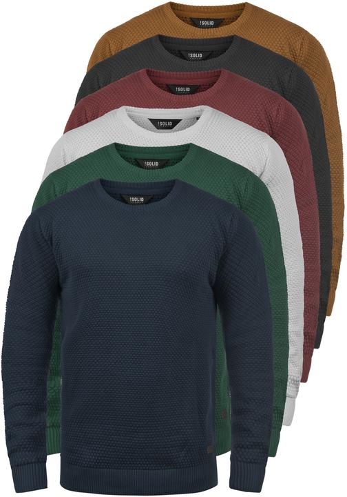 Actual product image Solid Karl Men's Knitted Pullover (XXL)