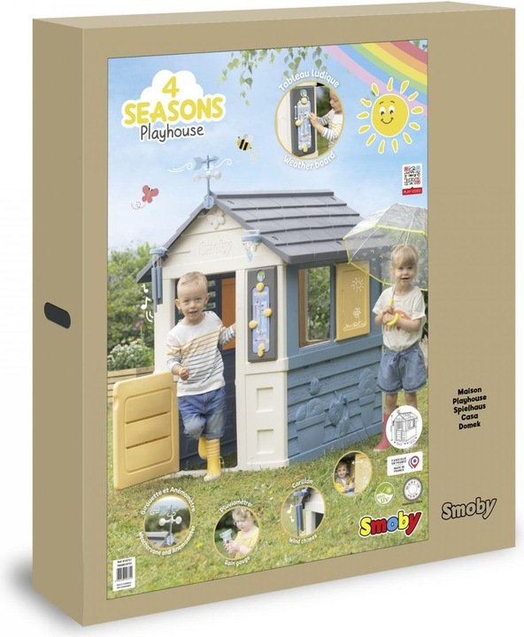 Image du produit Smoby Maison de jeu 4-Seasons