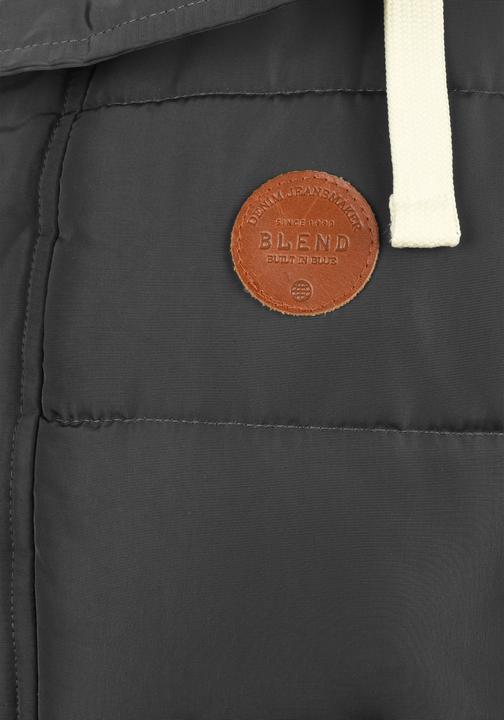 Actual product image Blend Frederic Men's Winter Jacket Outdoor Jacket With Teddy Fleece With Hood (M)