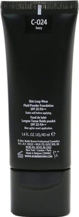 Actual product image Bobbi Brown Skin Long Wear Powder Foundation Sun Protection Factor 20 Ivory (Ivory)