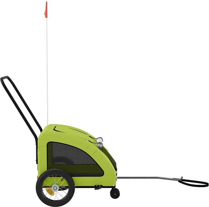 Image du produit VidaXL Fahrradanhänger Hunde Oxford-Gewebe und Eisen