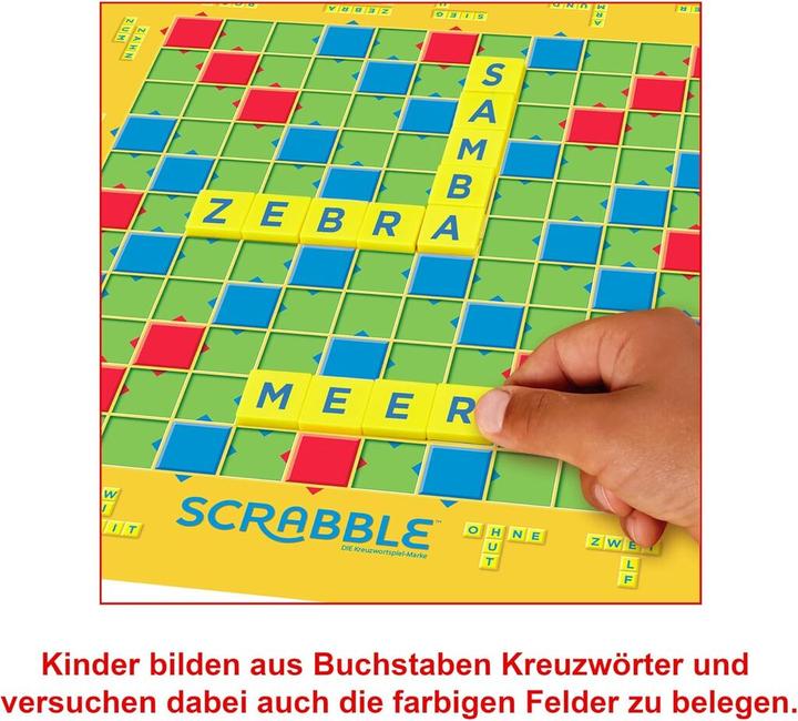 Actual product image Mattel Games Scrabble Junior (German)