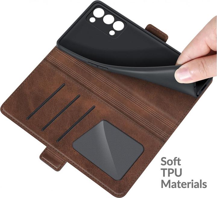 Produktbild Screenguard Oppo Reno6 Pro 5G CardLounge Lederhülle (Oppo Reno 6 Pro 5G)