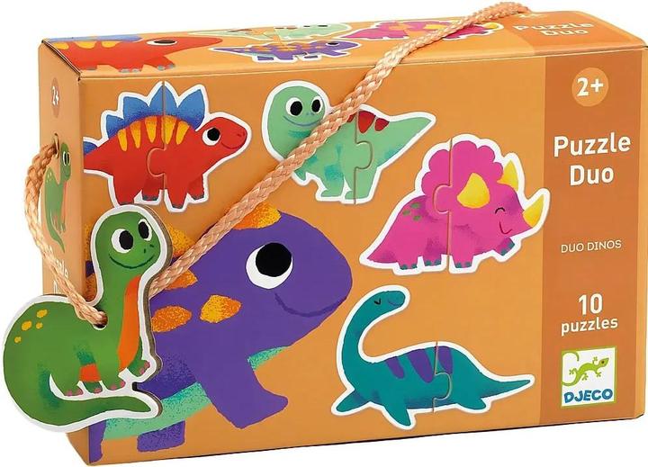 Djeco Duo Dinosaurier (20 Teile)