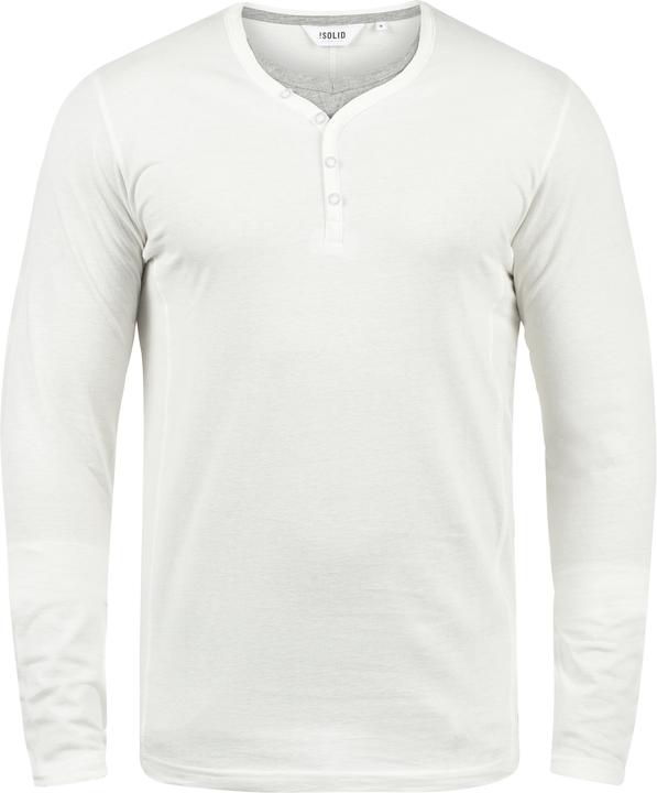 Immagine prodotto Solid Doriano Maglia Maglie A Maniche Lunghe Da Uomo Con Collo Grandad (L)