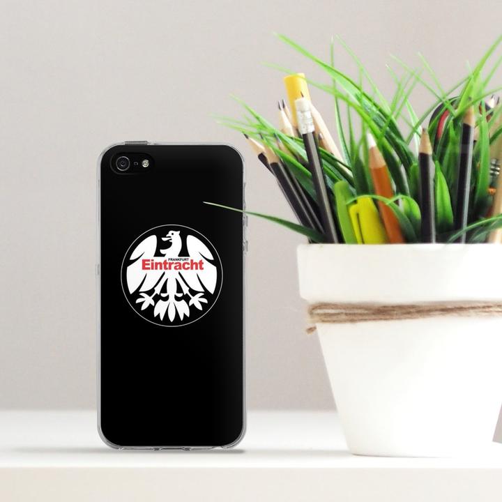 Produktbild DeinDesign Silikon Hülle für Apple iPhone SE (2016-2019) Handyhülle Case Smartphone Schutzhülle Eintracht (Apple iPhone SE)