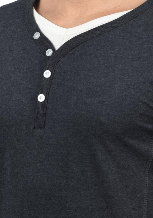 Immagine prodotto Solid Doriano Maglia Maglie A Maniche Lunghe Da Uomo Con Collo Grandad (S)
