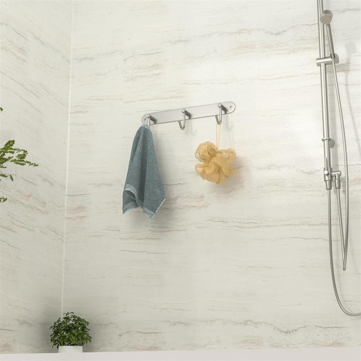 Actual product image Intirilife Coat rail with 3 hooks