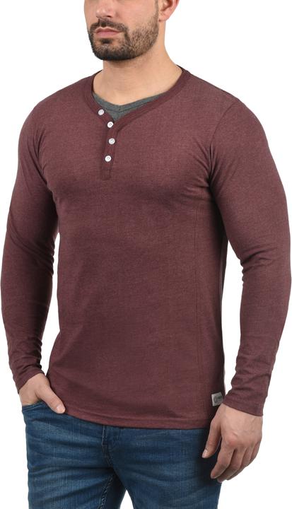 Immagine prodotto Solid Doriano Maglia Maglie A Maniche Lunghe Da Uomo Con Collo Grandad (L)
