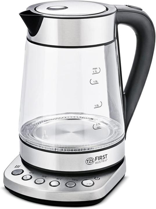 Produktbild TZS First Austria Glaswasserkocher mit Kalkfilter (1.70 l)