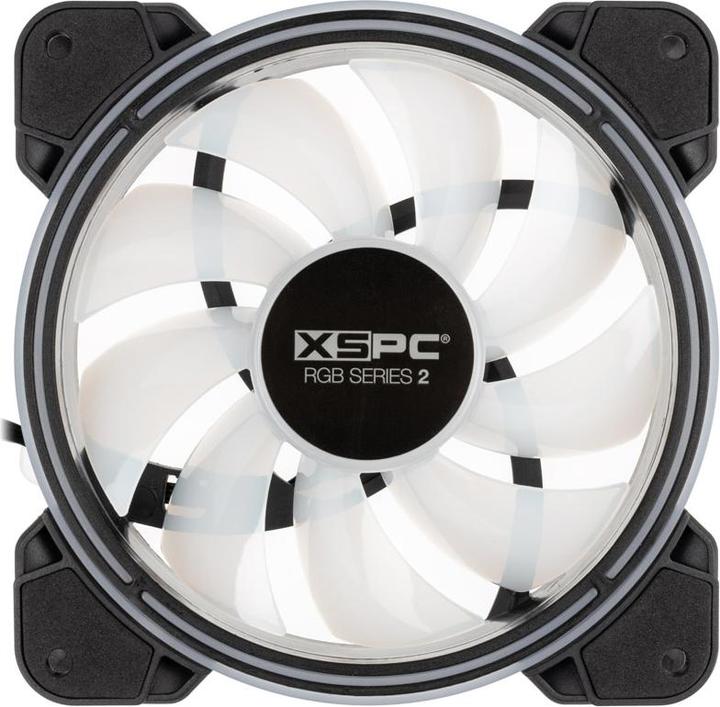 Actual product image XSPC RGB Series 2 ARGB PWM fan (120 mm, 1 x)