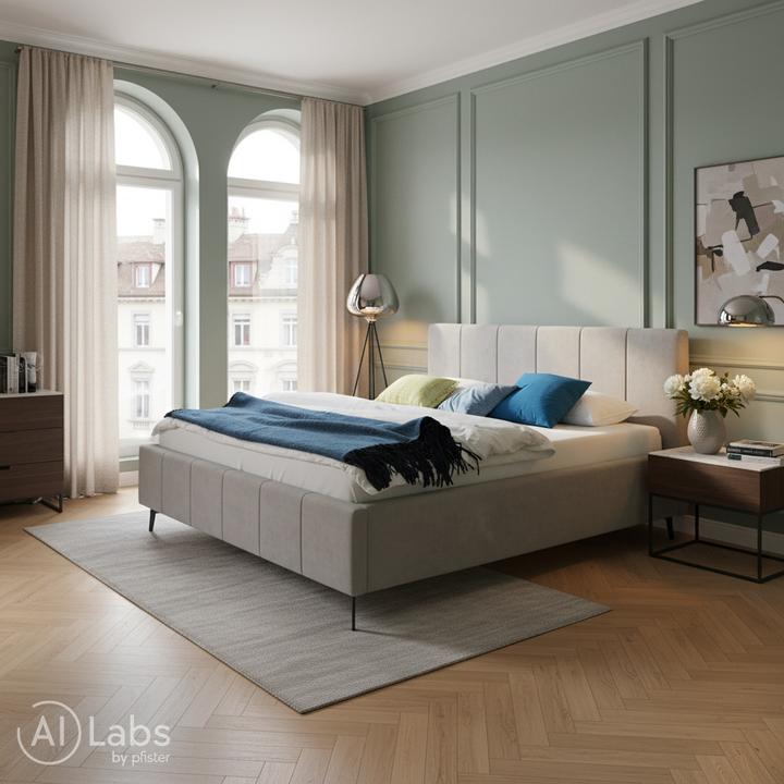 Immagine prodotto Meise Möbel Letto imbottito con rete Lizzano (180 x 200 cm)