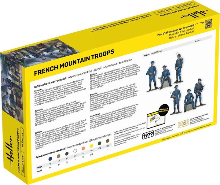Actual product image Heller French Mountain Troops