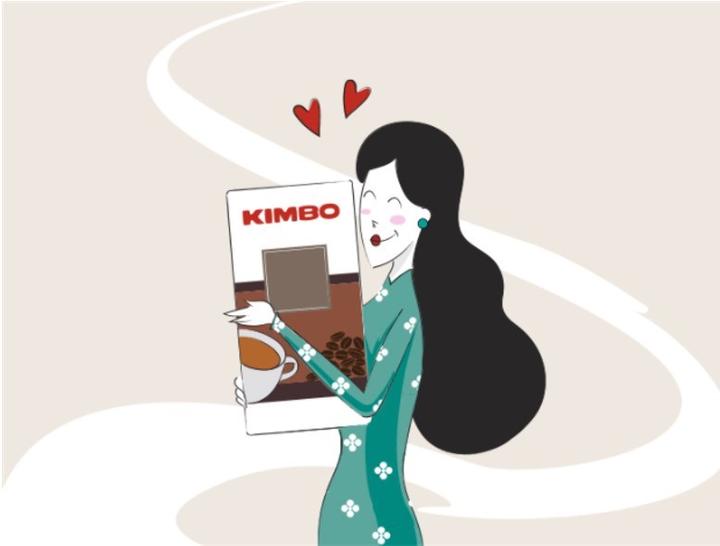 Actual product image Kimbo Napoletano (1000 g, Dark roast)