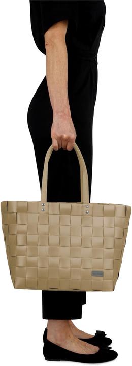 Actual product image Normani Beach Bag with PU Handles