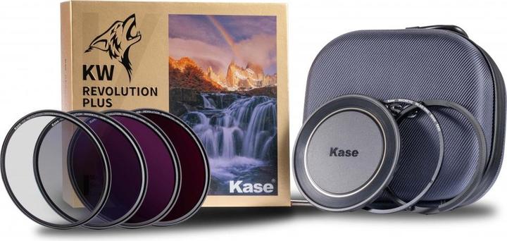 Produktbild Kase KW Revolution Plus Master Kit (CPL/ND8/ND64/ND1000 + ring + filter case + front cap + 3D tool) 95mm (95 mm, ND- / Graufilter)