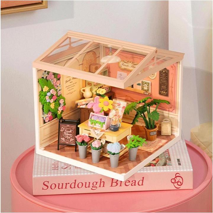 Actual product image Robotime Bausatz Fresh Flower Shop