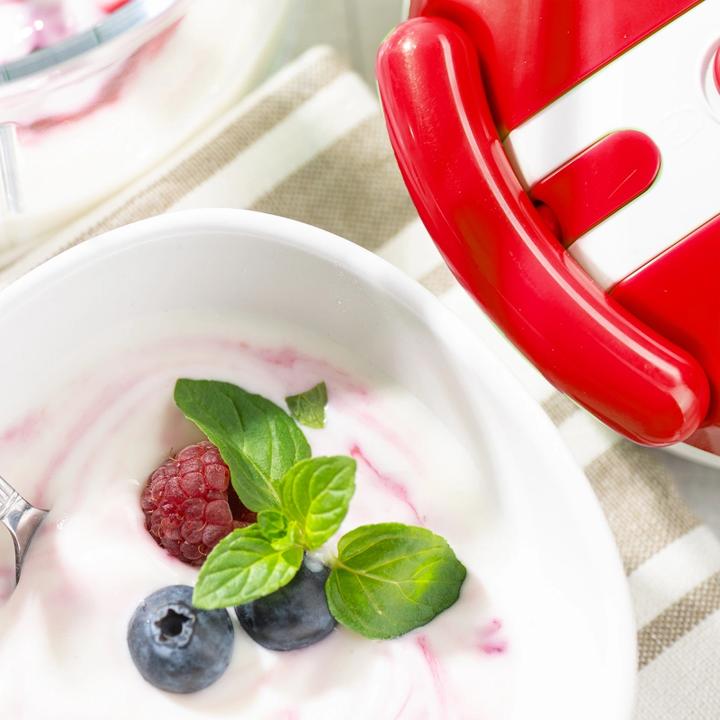 Actual product image Nicer Dicer Twist, set 9 pcs, red