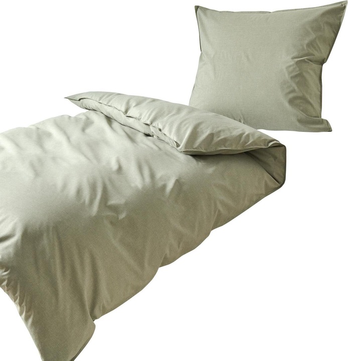 Produktbild Traumschlaf Basic Chambray (Bettwäsche Set, 160x210 cm + 65x100 cm)