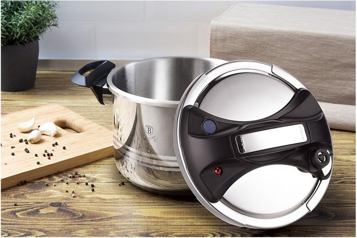 Actual product image BerlingerHaus Turbo pressure cooker (22 cm, Steam cooker, Stainless steel)