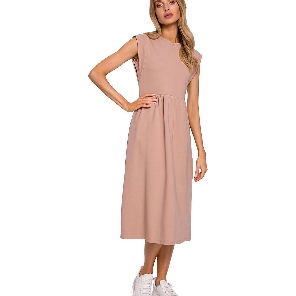 Made of Emotion, Damen, Kleider, Alltagskleid Moe, Beige, (S)