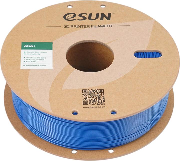 Actual product image eSUN ASA+ 1,75mm BLUE 1kg (ASA, 1.75 mm, 1000 g, Blue)