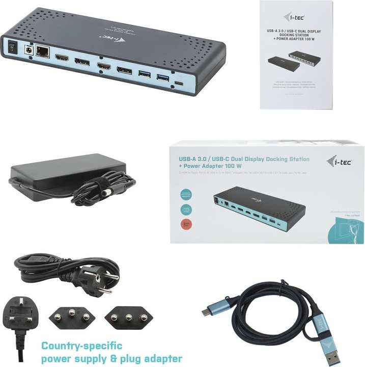 Produktbild i-tec Dualdock (USB-C, 14 Ports)