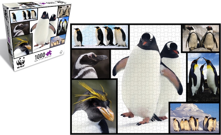 Actual product image WWF 1000 Puzzle Penguin (1000 pieces)