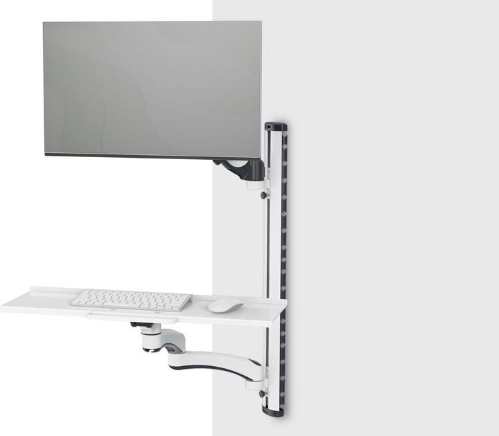 Produktbild Digitus Arbeitsplatz (Monitor, Tastatur) Wandmontage (Wand, 32", 8 kg)