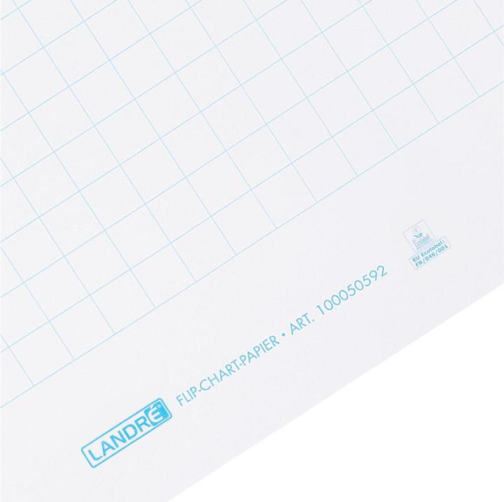 Produktbild Landré Flipchartblöcke kariert 25mm 10050592 20 Blatt, 80g 680x990mm