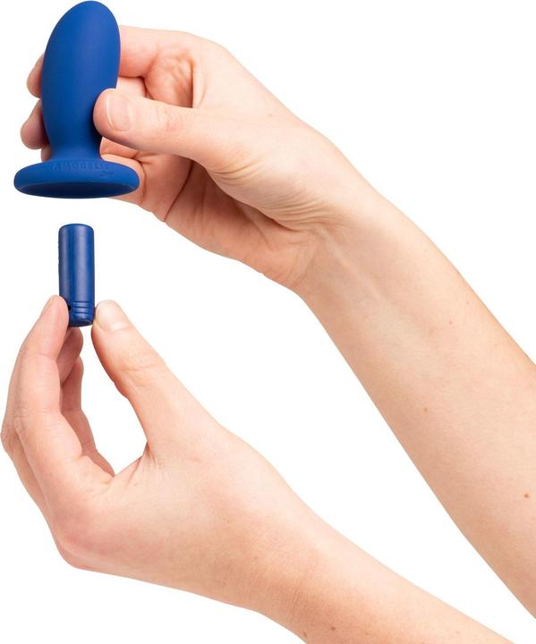 Produktbild Amorelie Analplug mit Vibration «Fly» Blau