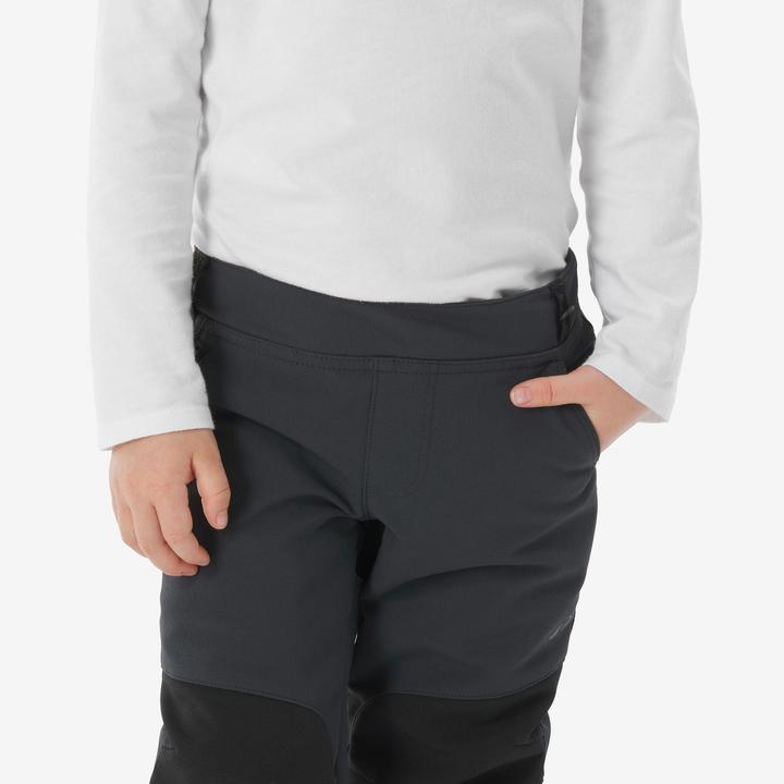 Image du produit Quechua Pantalon softshell de randonnée enfant 2-6 ans, MH900 noir (122)